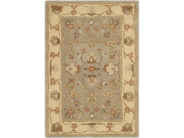 Safavieh At62a 2 Antiquity Hand Tufted Accent Area Rug Light Grey Beige X 3 Ft Newegg Com
