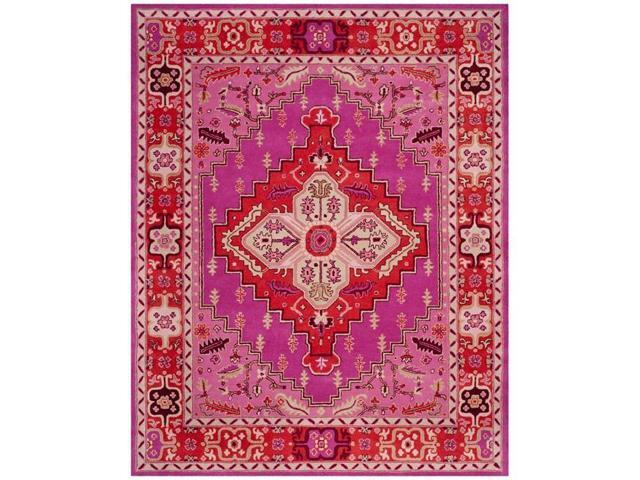 Safavieh Blg545b 8 Bellagio Hand Tufted Large Rectangle Area Rug Red Pink 8 X 10 Ft Newegg Com