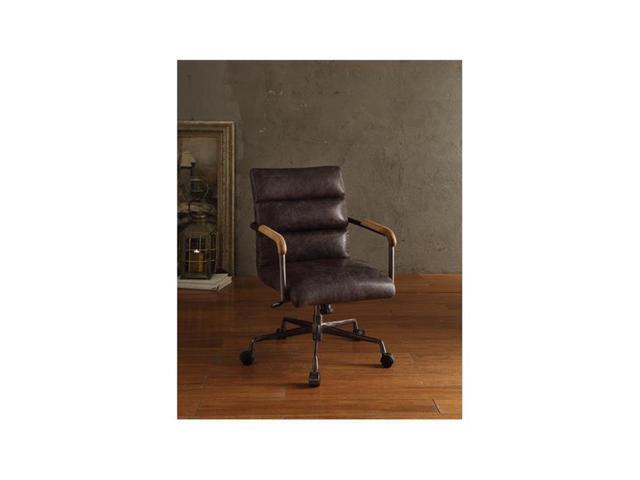 Acme 92415 Harith Top Grain Leather Office Chair Antique
