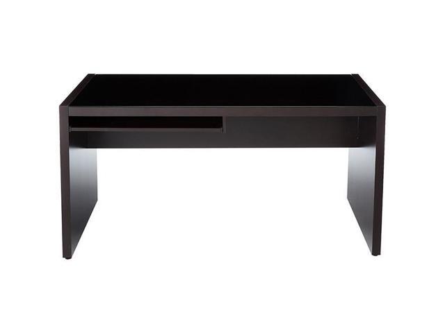 Benzara Bm172234 29 5 X 60 30 In Computer Desk With Keyboard Drawer Cappuccino Newegg Com