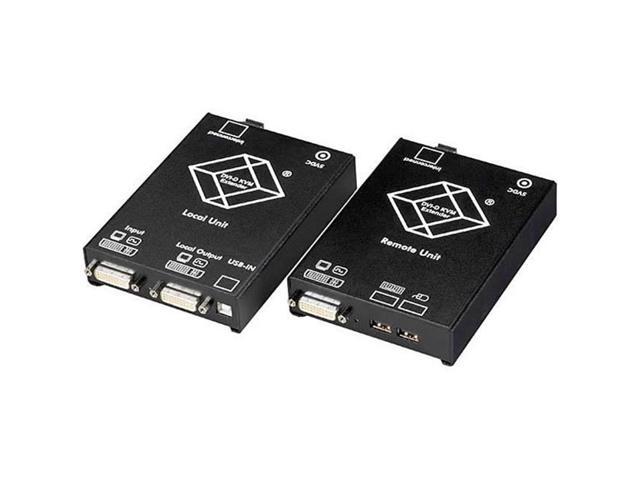 Black Box ServSwitch Single DVI Fiber Optic KVM Extender, USB