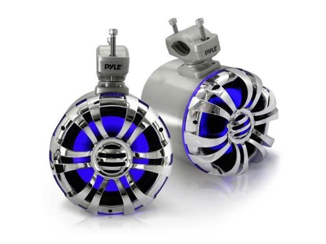 pyle waterproof bluetooth marine tower speakers