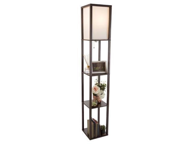 Lavish Home M100035 Etagere Style Tall Standing With Shade
