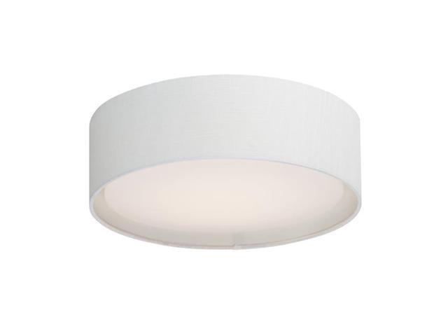 Maxim 10220wl 16 In Prime Led Flush Mount Ceiling Light White