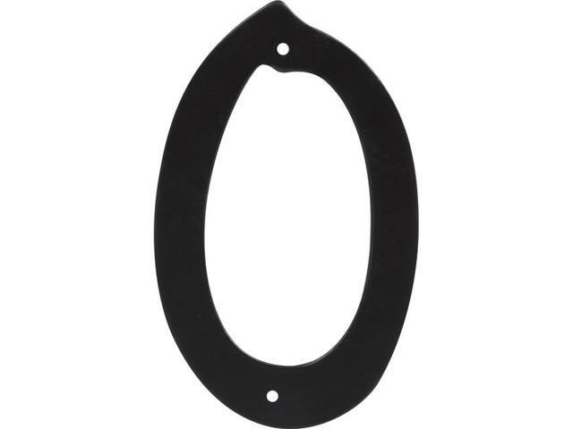 Hillman Group 841616 4 in. Nail-On Black Aluminum House Number - 0 - 5 Piece - Newegg.com