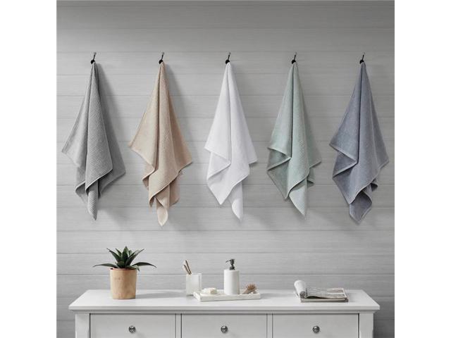madison park spa waffle 6 piece jacquard combed cotton towel se madison park spa waffle 6 piece jacquard combed cotton towel se