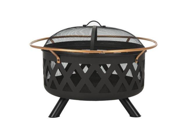 Safavieh Pit2003a 21 5 X 29 5 X 29 5 In Bryce Round Fire Pit