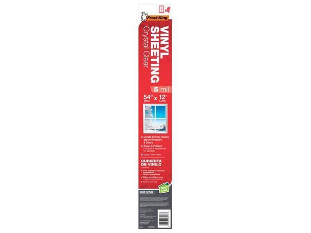 Frost King 5004635 Clear Vinyl Sheeting Roll For Door And Windows 12 Ft