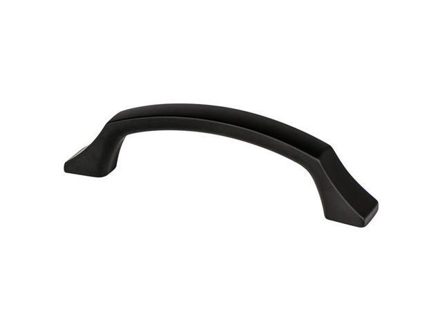 Berenson 1209-1055-P 96 mm CC Century Edge Pull with Matte Black - Newegg.ca