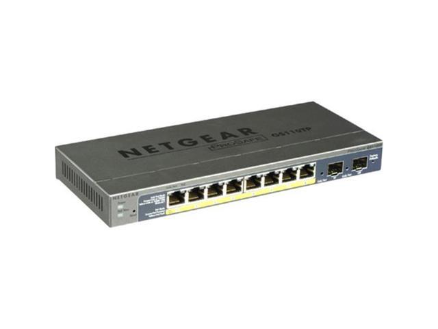 Netgear Gs110tp Prosafe 8port Gigabit Switch Netgeargs110tp100nas
