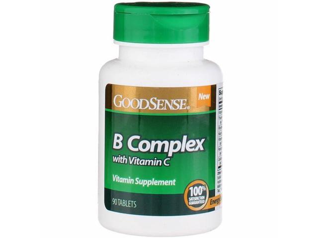 Good Sense 1901486 B Complex With Vitamin C Supplement Tablet 90 Count