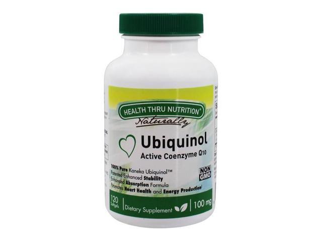 Health Thru Nutrition 2363059 100 mg Ubiquinol CoQ-10 Softgels - 120 Count - Newegg.com