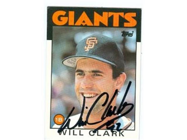will clark autographed baseball