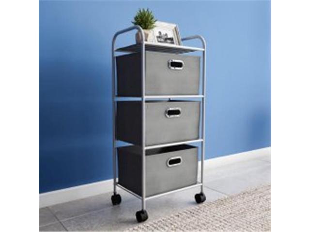 Trademark 83 145 3 Drawer Rolling Storage Cart On Wheels Portable