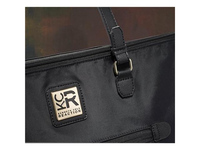Kenneth Cole 9950 79bk 15 In Nylon Computer Tote Bag Black Newegg