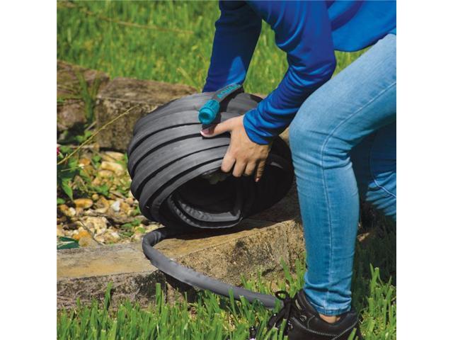 Snow Joe Sun Joe Ajfjh75 75 Ft X 0 5 In Fiberjacket Non Expanding Ultra Flexible Kink Free Garden Hose Newegg Com