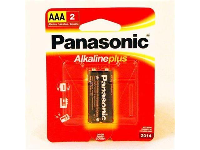 Aaa 2-pack Panasonic alkaline batteries (073096300040)