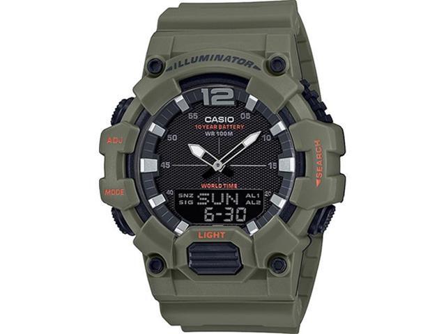 casio world time green