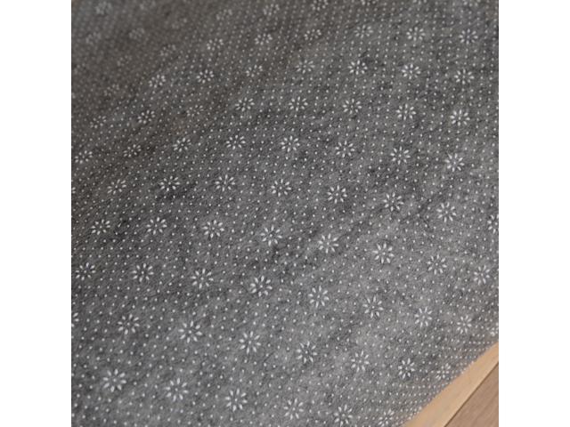 Flash Furniture Slide-Stop Multi-Surface Reversible Non-Slip Cushion Rug Pad, 1/4 Thick, Floor Protection, for 5'x8' Area Rug, Gray