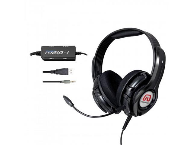GamesterGear Cruiser PS3210 2.1 Amplified Stereo Gaming Headset w/mic - Black