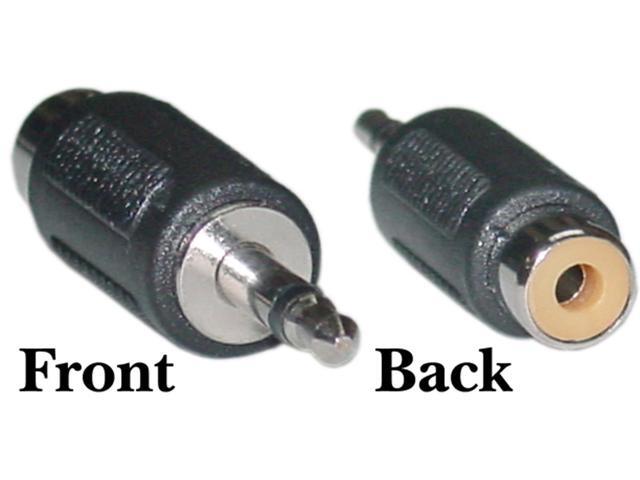 Cable Wholesale 3.5mm Mono Male / 1 RCA Female adapter Stereo to RCA ...