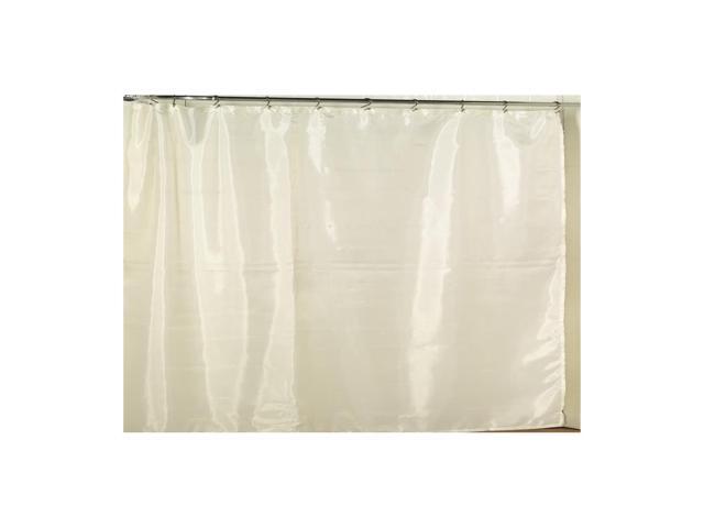 Carnation Home Fashions Extra Wide Polyester Fabric Shower Curtain