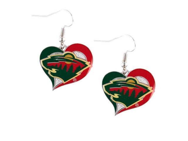 NHL Minnesota Wild Logo Post Earrings