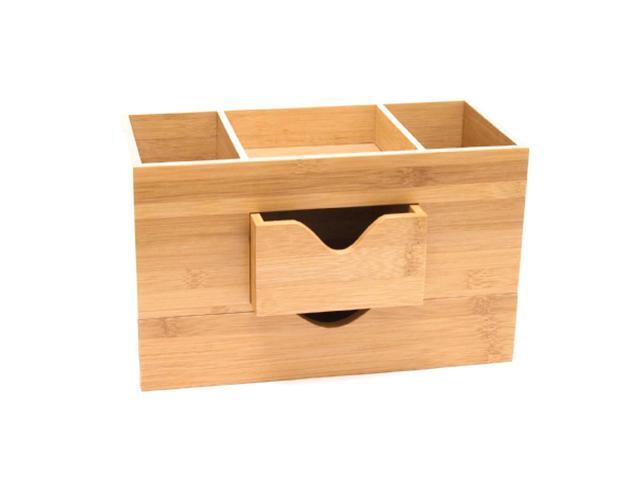Lipper International Home Kitchen Accessories Bamboo 3 Tier Desk Organizer Newegg Com