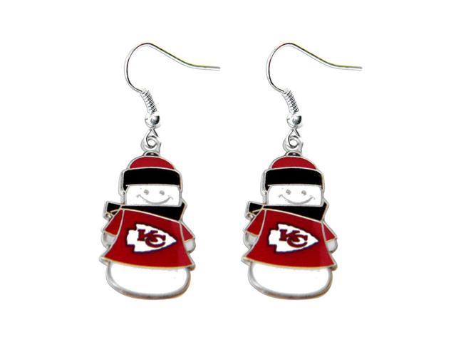 aminco Kansas City Chiefs Dangle Logo Earring Set Charm Gift