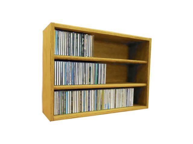 Cdracks Solid Oak Desktop Or Shelf Cd Cabinet Capacity 186 Cd S