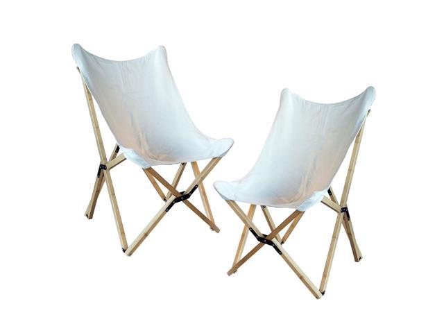 Canvas And Bamboo Erfly Chair, Amerihome Outdoor Furniture