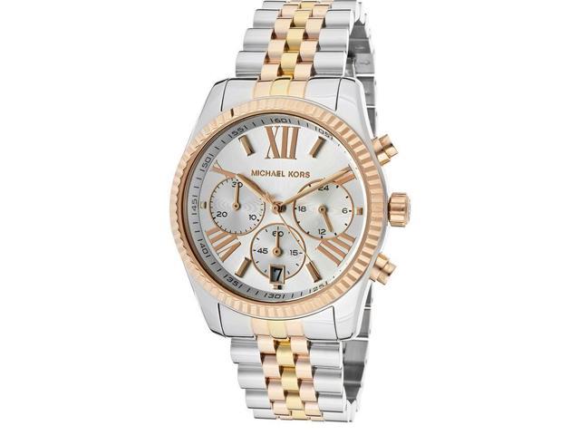 michael kors mk5735 lexington bracelet watch in mixed metal