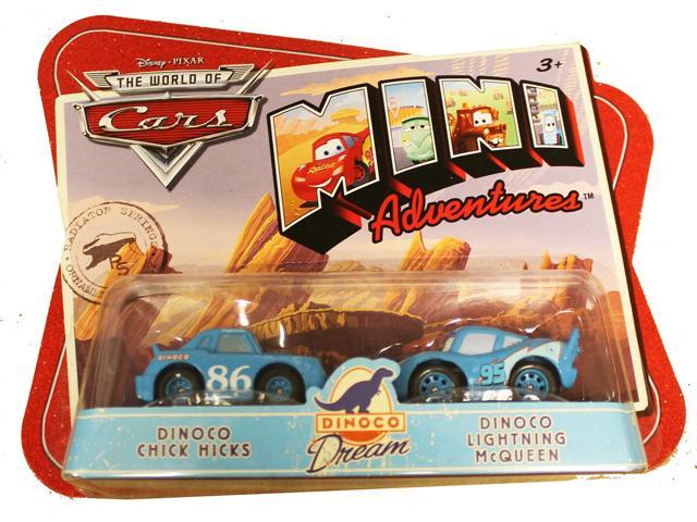 Disney Pixar Cars MINI ADVENTURES Dinoco Chick Hicks Without Store Package