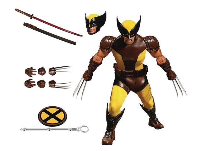 6" DC Comics Black Wolverine One:12 PVC Mezco Doll Action Figure  Mode NO BOX 