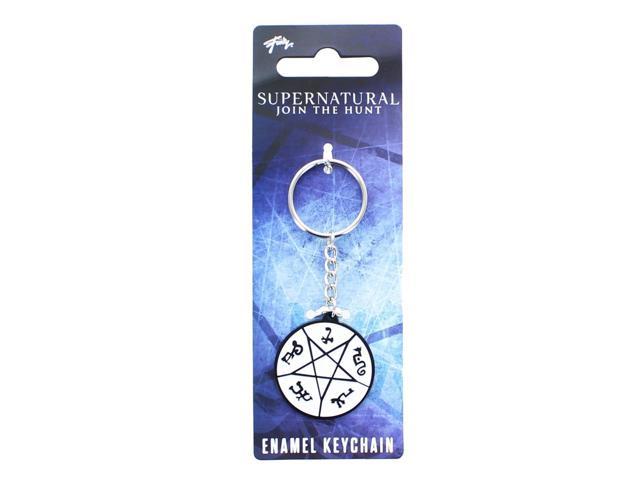 Just Funky Supernatural Devil's Trap Soft Enamel/Metal Key Chain