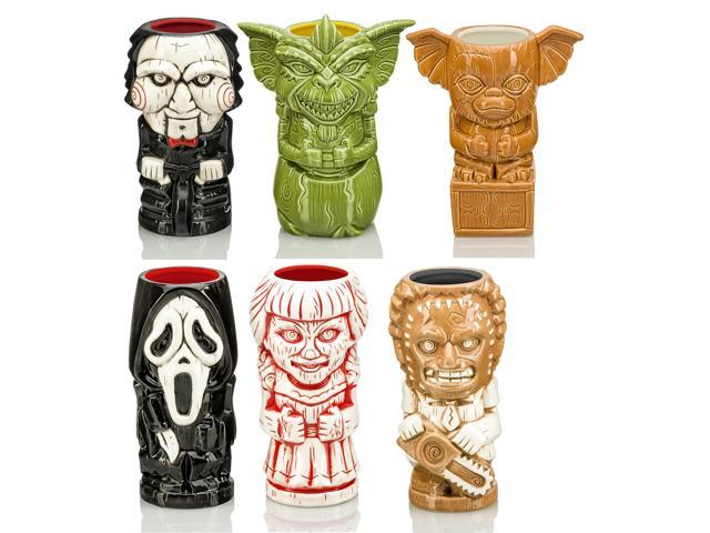 Horror Series 1 Ceramic Geeki Tiki Mini MugletsSet of 5
