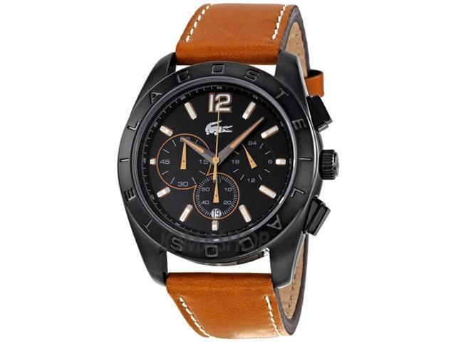 lacoste leather watch