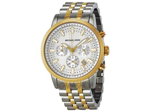 michael kors two tone watch mens