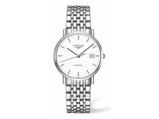 Longines Elegant Collection Watch White Dial Steel Mens Watch L48104126 -  Newegg.com