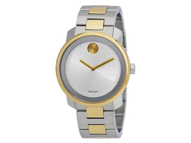 Movado Bold Series Mens Two Tone Stainless Steel Swiss Quartz Watch 3600431