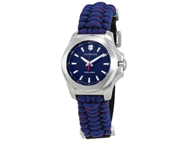 Victorinox I N O X V Blue Dial Blue Textile Ladies Watch Newegg Com