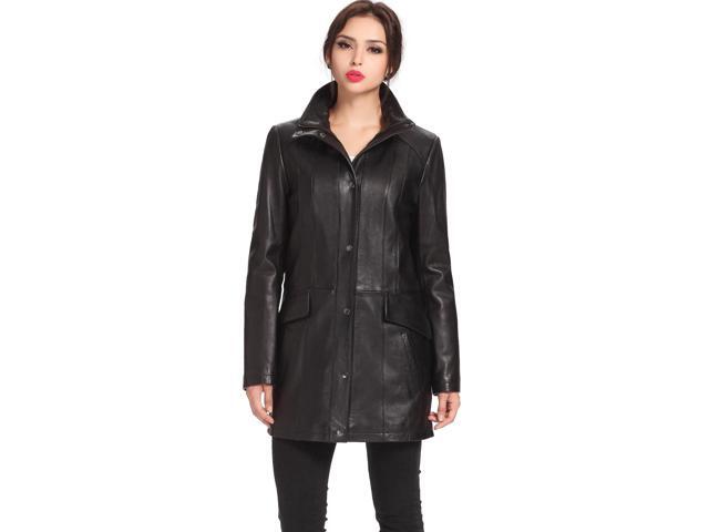 Bgsd Women S Rachel New Zealand Lambskin Leather Coat Small Bgsd Women S