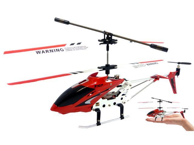 3ch Syma Mini RC Remote Control Helicopter Metal Series with Gyro Red - Newegg.com