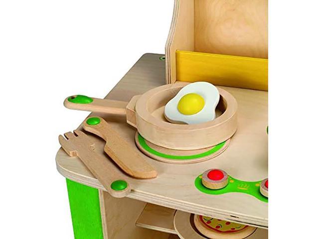 hape my creative cookery club kid's wooden play kitchen