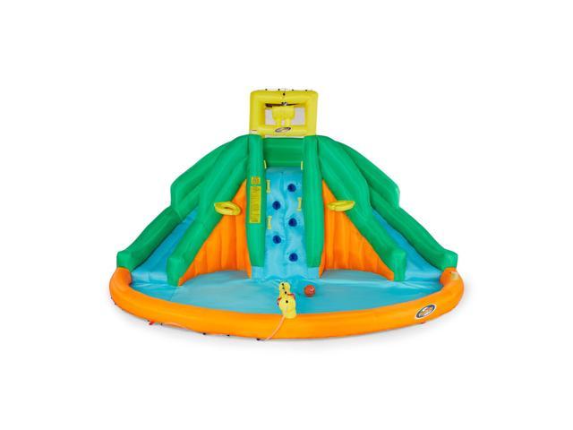 twin peaks inflatable water slide