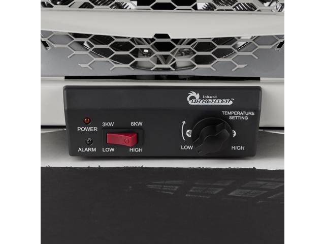 Dr Infrared Heater DR-966 , 240-Volt, 3000W/6000W Shop Garage Commercial  Heater, Hardwiring Required (Power Cord Not Included) - Newegg.com