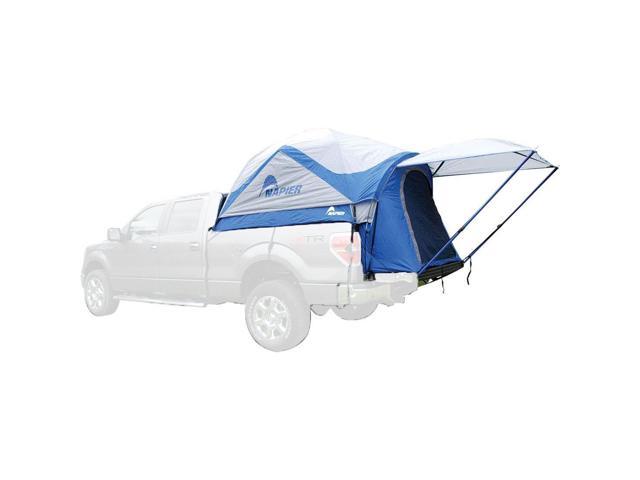 Napier Sportz Compact Short Truck Bed 2 Person Camping Tent w/ Sun Awning, Blue