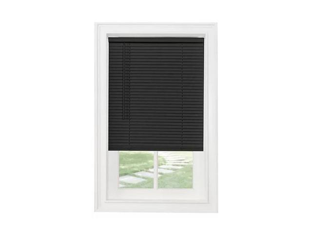 Photo 1 of Achim Home Furnishings GII Morningstar 1" Vinyl Cordless Blinds 34x64, Black