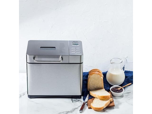 Aroma ABM-270 2 lbs Bread Maker Stainless Steel