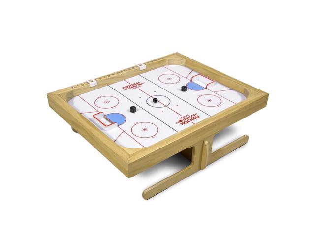 gosports magna hockey tabletop board game - magnetic game of skill for kids & adults, white